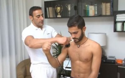 Trattamento con tecarterapia della lesione parziale del tendine del sovraspinato