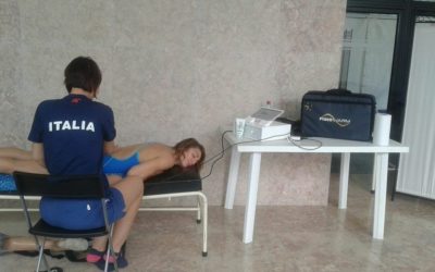Lo staff sanitario della Federazione nuoto e La Tecarterapia FISIOWARM agli Europei 2016 IPC swimming