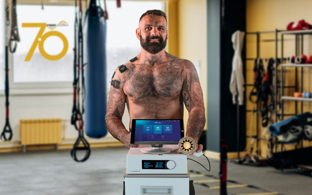 Alessio Sakara e Tecarterapia Fisiowarm 7.0