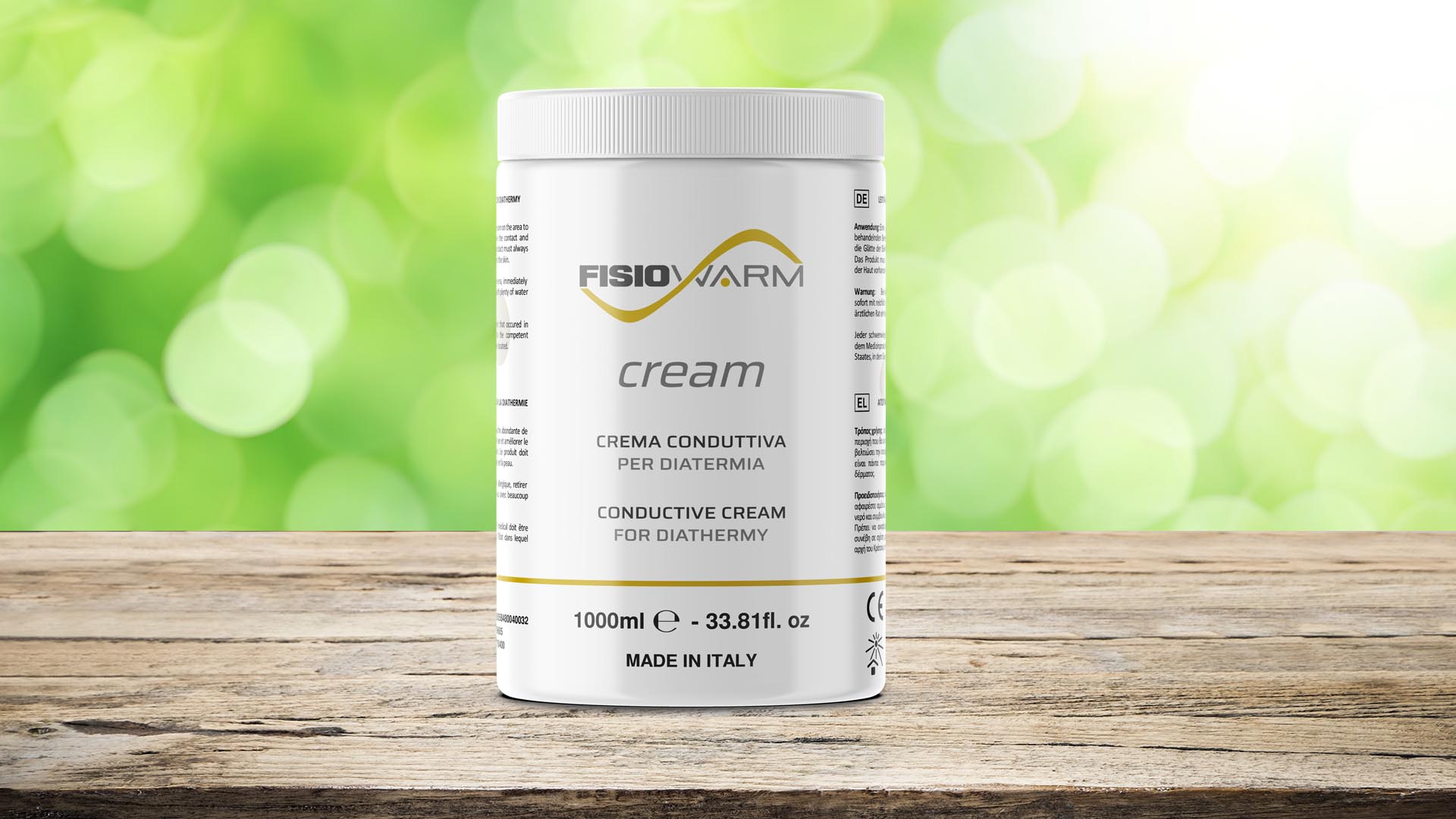 Conductive cream for tecar therapy Fisiowarm